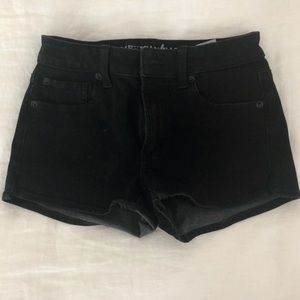 American Eagle Black Denim Shorts